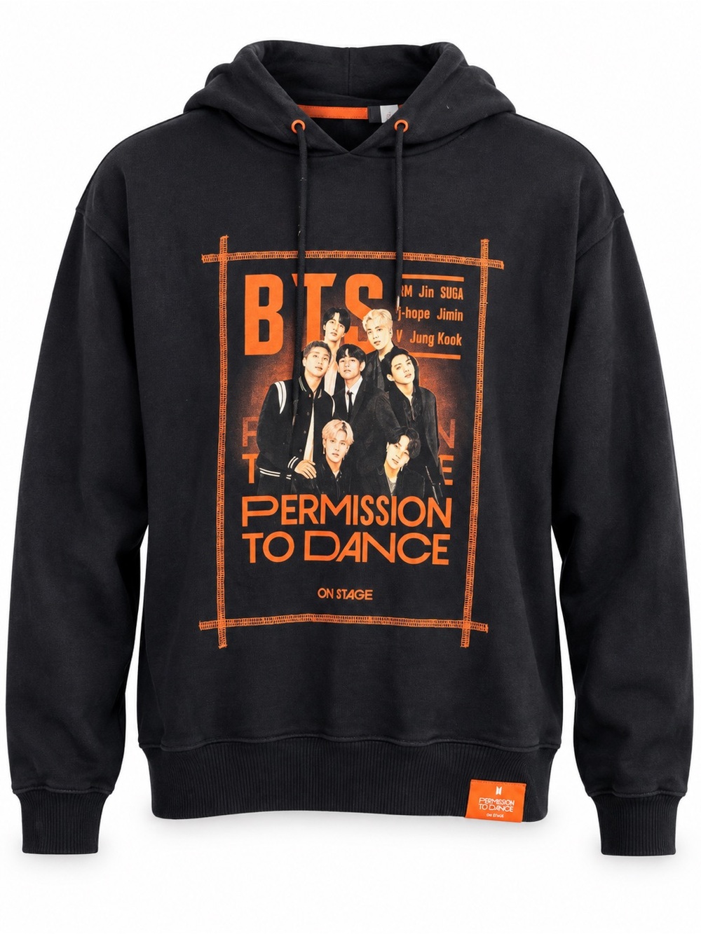 Official BTS Permission to Dance On Stage Hoodie Womens Large L Black Concert